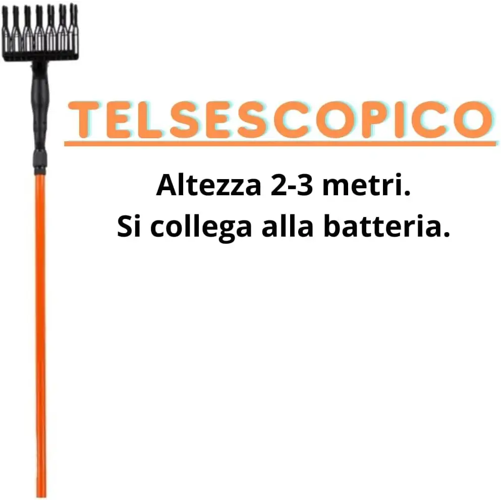 Abbacchiatore Olive a Batteria Scuotitore Elettrico Telescopico - simple