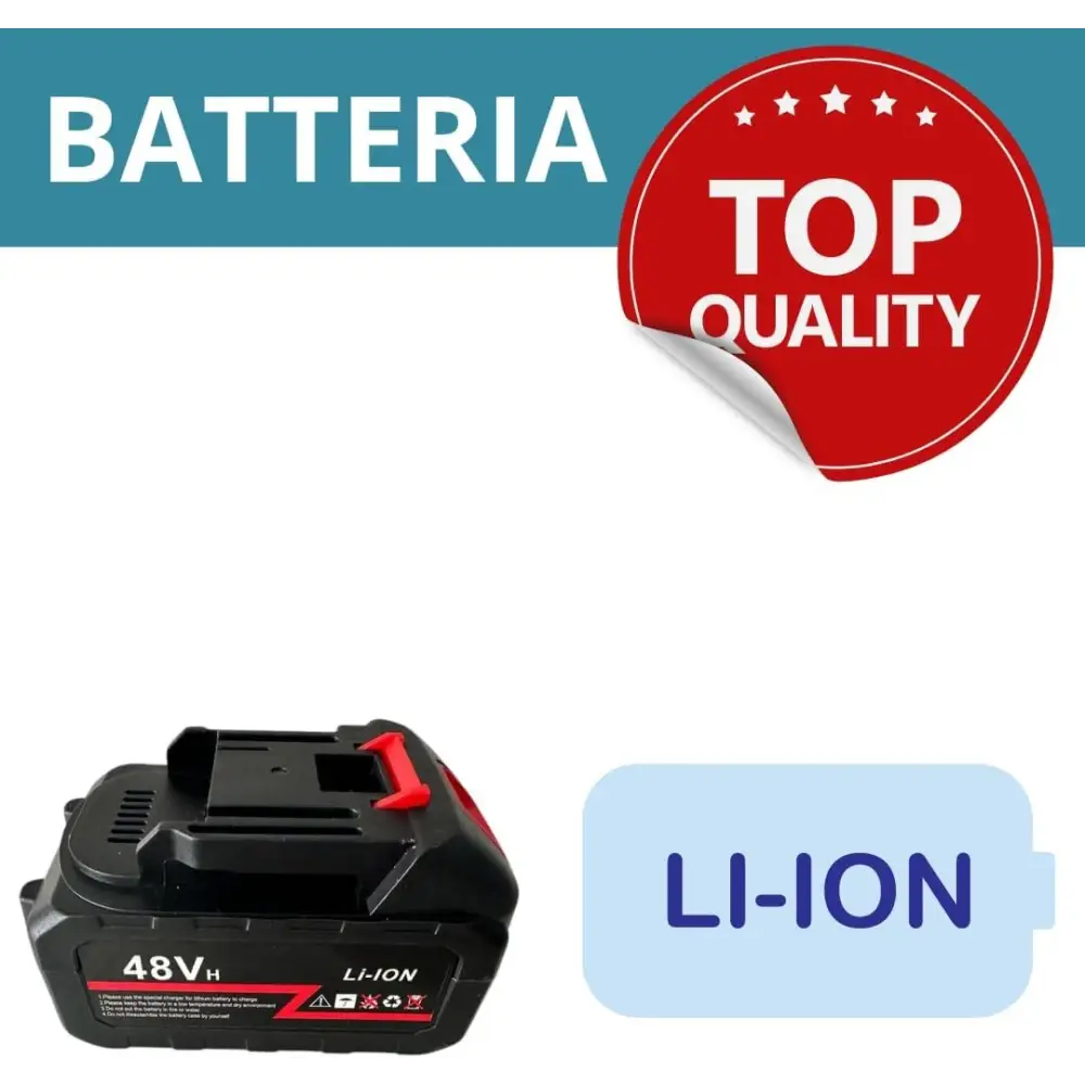 Batteria Sostitutiva per Kit 4 in 1 Batteria Compatibile con Tasselatore Trapano - simple