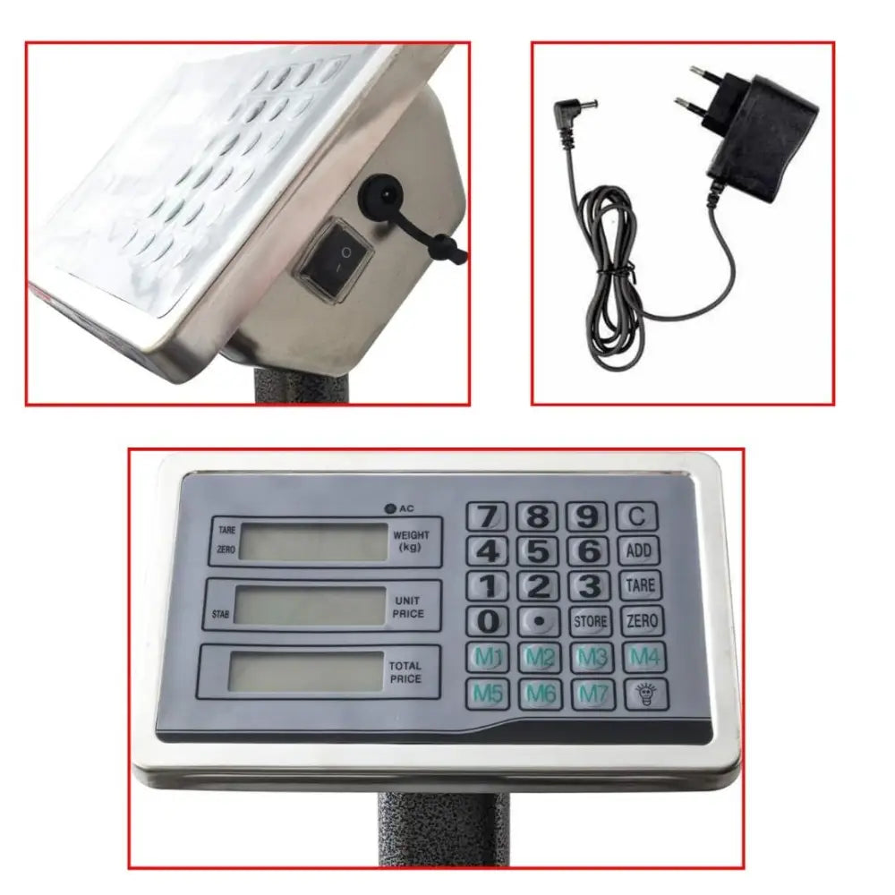 Bilancia Digitale Elettronica Professionale da 300 Kg con Display - simple
