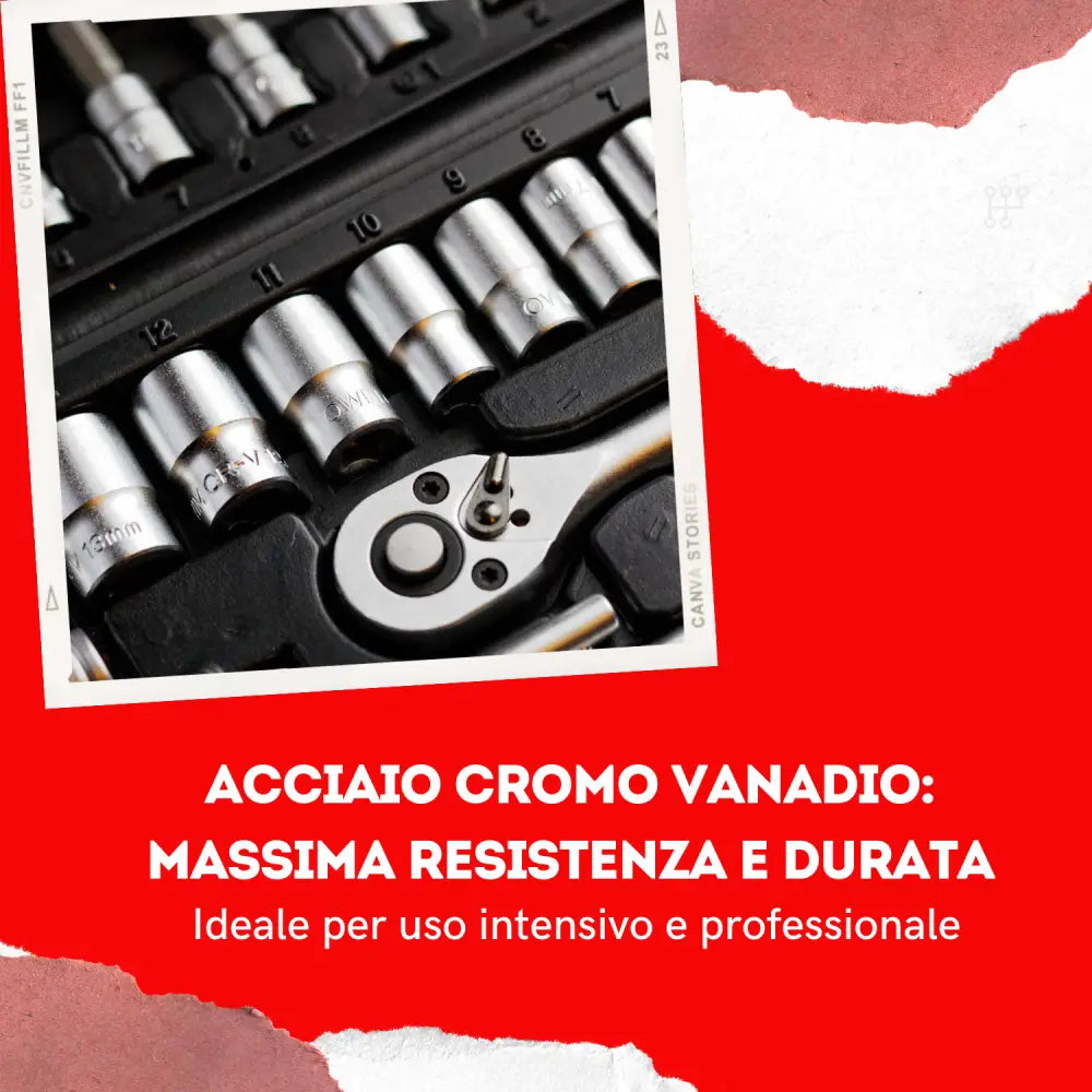 Cassetta Attrezzi Set Completo a Trolley 849 Pezzi Professionali in Acciaio. - Cassetta Attrezzi