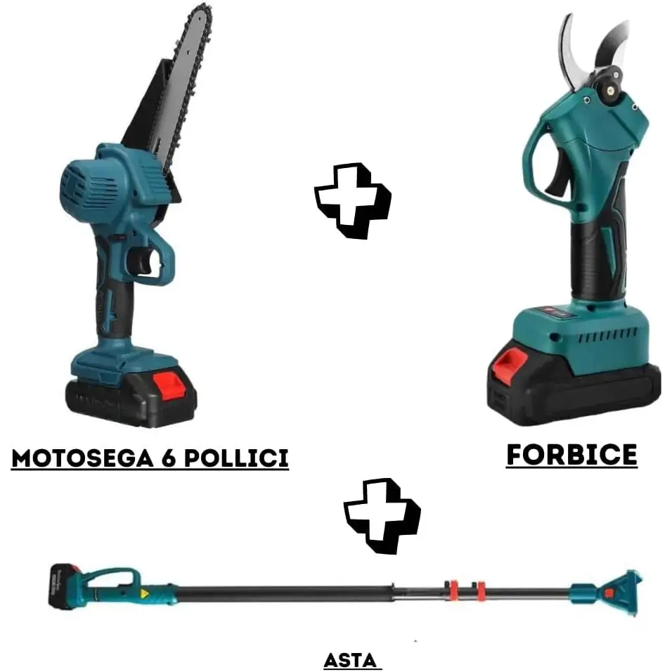 Forbice da Potatura a Batteria Motosega a Batteria 6 Pollici incluso - simple