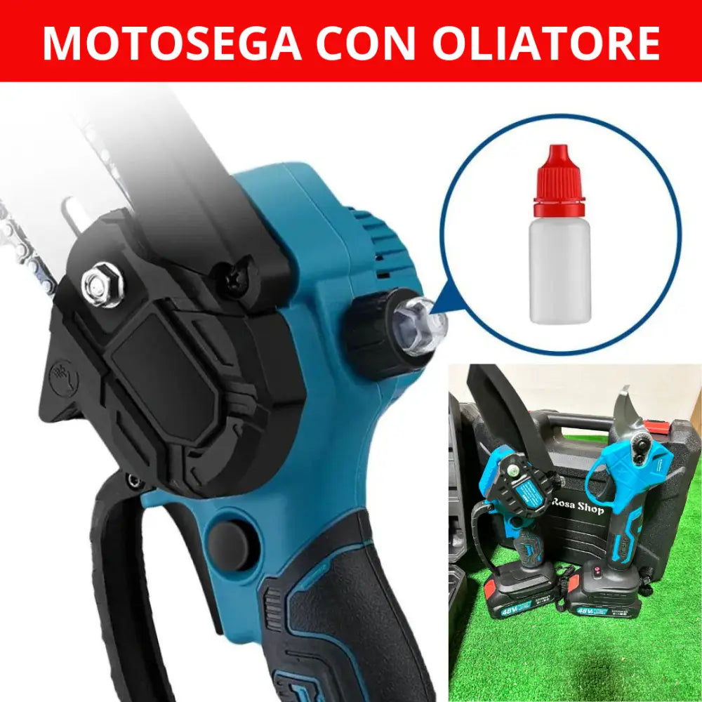 Forbici Potatura a Batteria Motosega a Batteria Incluso 2 Batterie 48V 2000Mah - simple