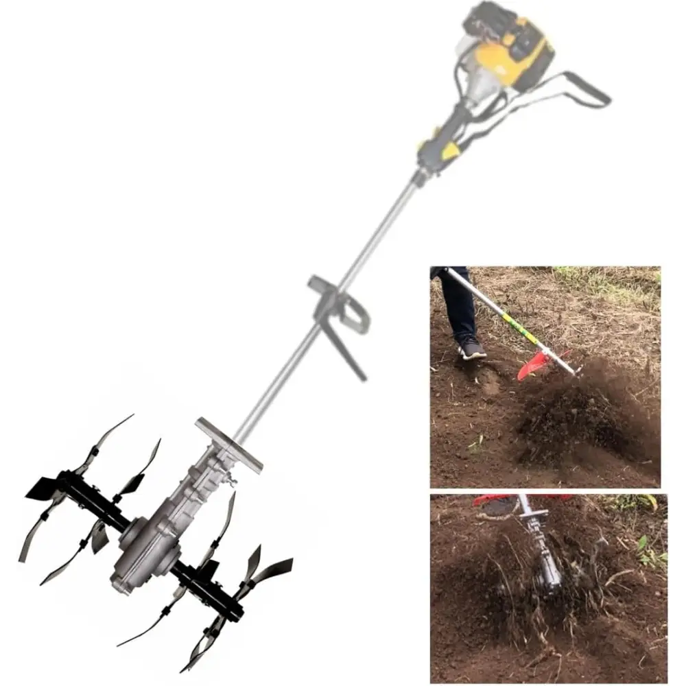 Gruppo Zappette per Decespugliatore e Motozappa Fresa con Ingranaggio a 9 Denti Tubo Ø26 mm - Strumenti Professionali
