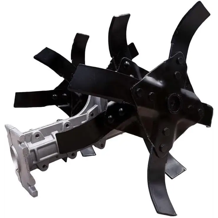 Gruppo Zappette per Decespugliatore e Motozappa Fresa con Ingranaggio a 9 Denti Tubo Ø26 mm - Strumenti Professionali