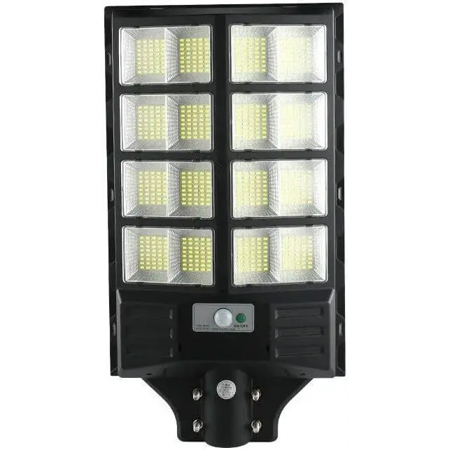 Lampione LED Esterno con Pannello Solare 1000W 6500K Bianco Freddo - simple