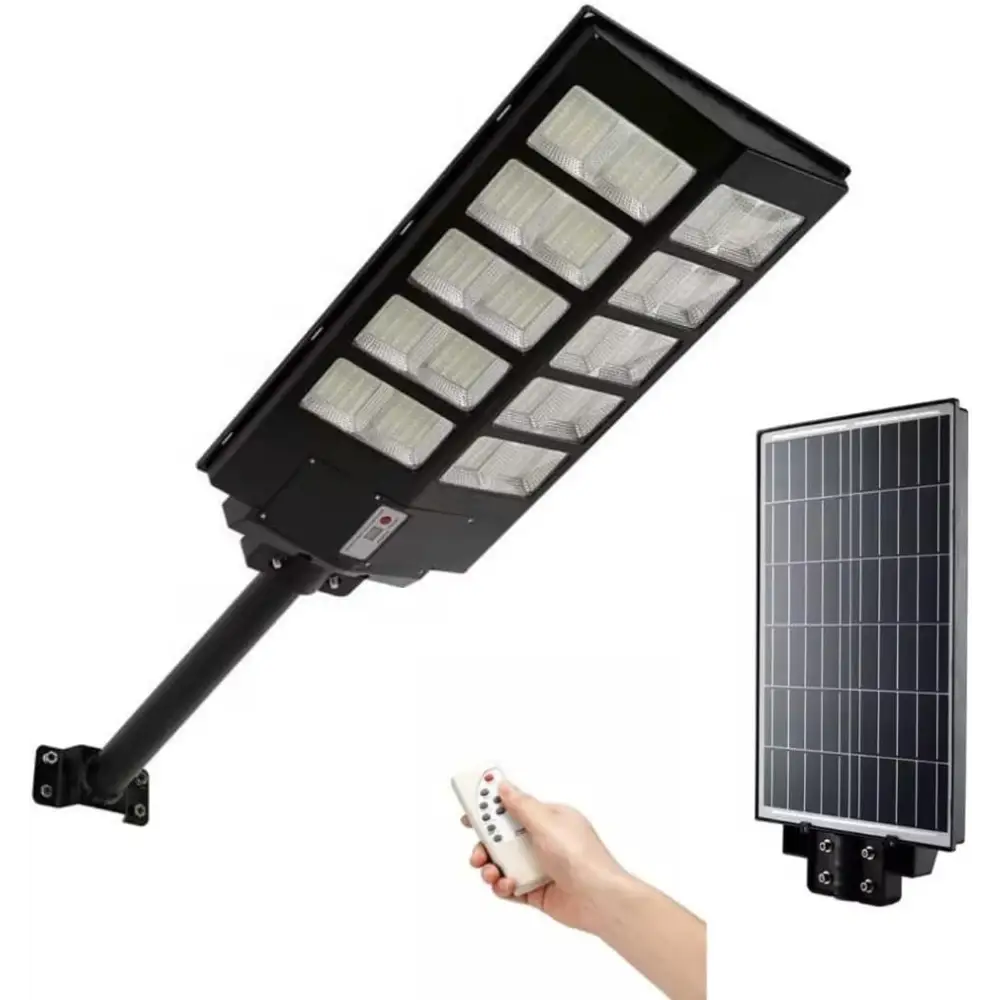 Lampione LED Esterno con Pannello Solare 1200W - simple
