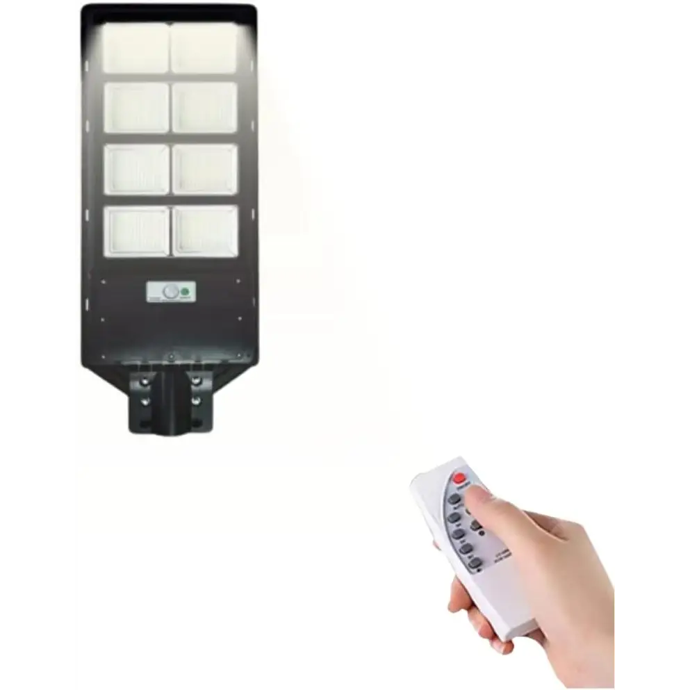 Lampione LED Esterno con Pannello Solare 1500W 6500K Bianco Freddo - simple