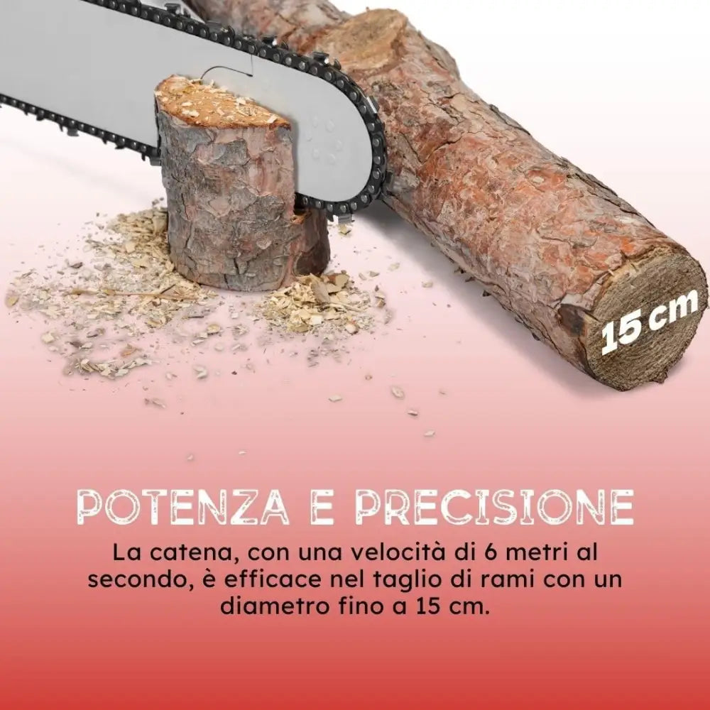 Mini Motosega a Batteria 6 Pollici per Potatura e Giardinaggio - simple