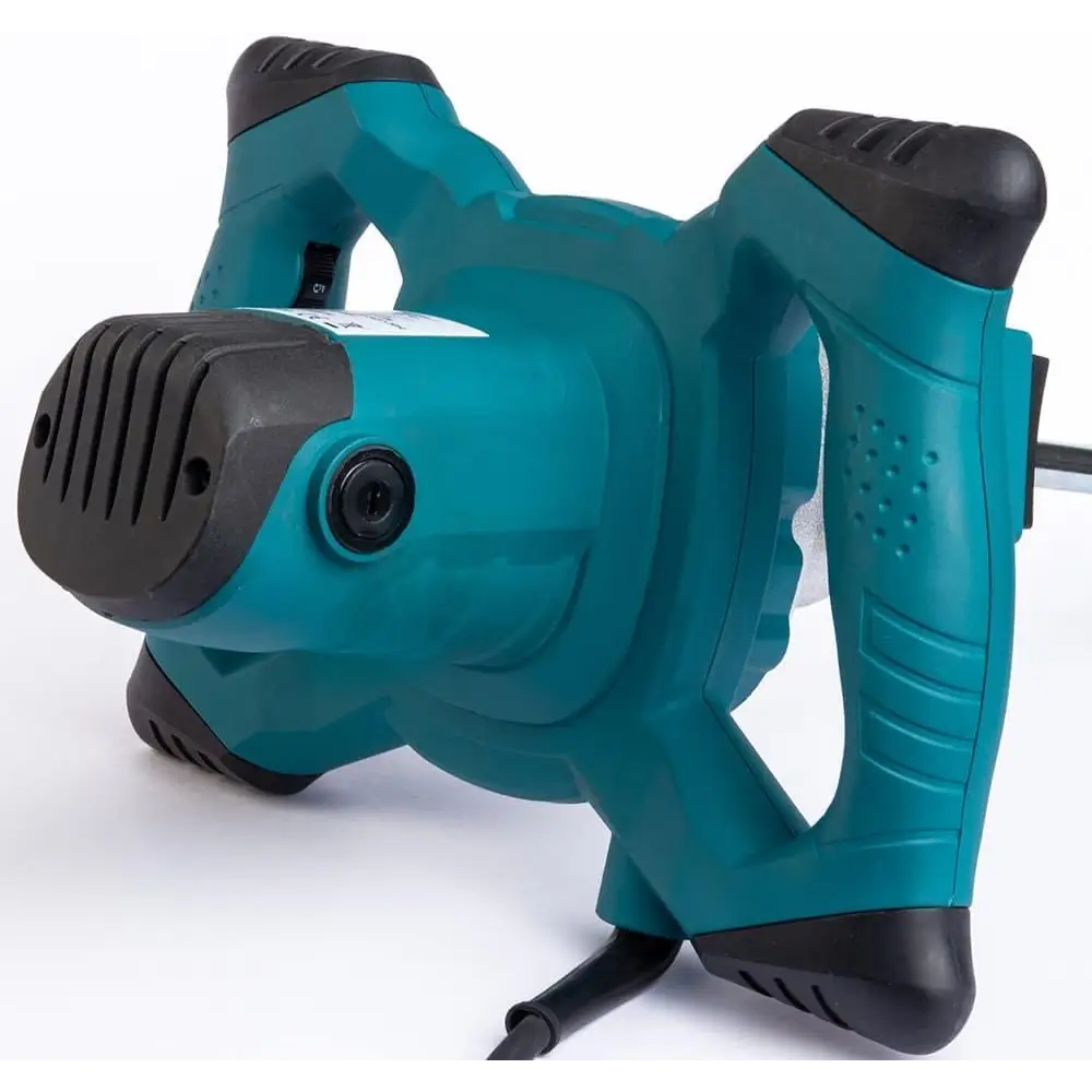 Miscelatore per Malta e Cemento 1600W con 6 Velocità e Attacco M14 + Livella Laser 4D a 16 Linee con Raggio Verde