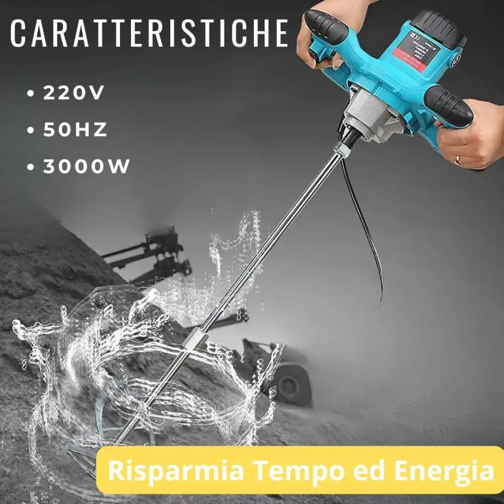 Miscelatore Professionale 2600W con 6 Velocità - simple