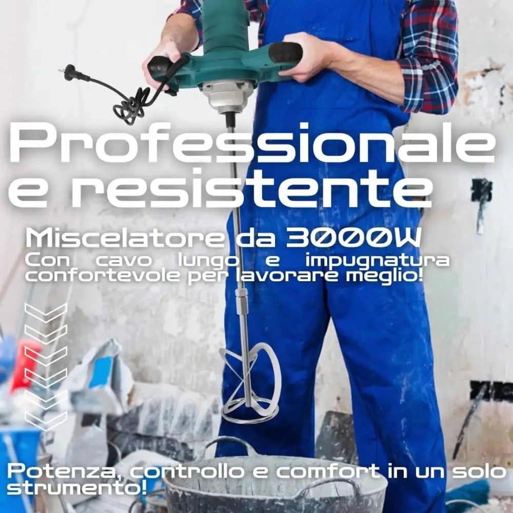 Miscelatore Professionale 2600W con 6 Velocità - simple