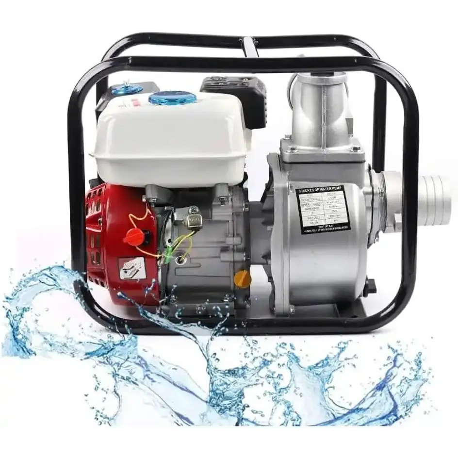 Motopompa a Scoppio Autoadescante Motore Benzina 4 Tempi - simple
