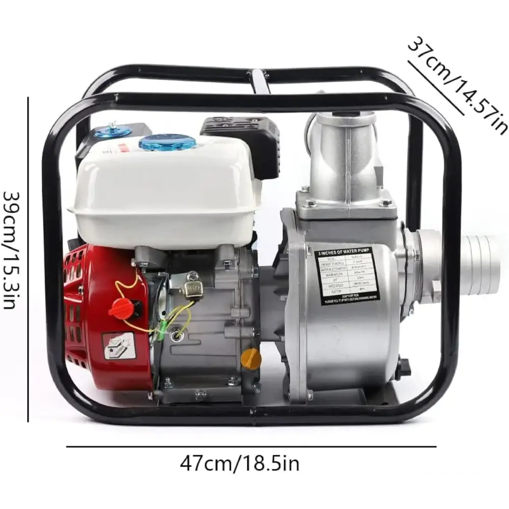 Motopompa a Scoppio Autoadescante Motore Benzina 4 Tempi - simple