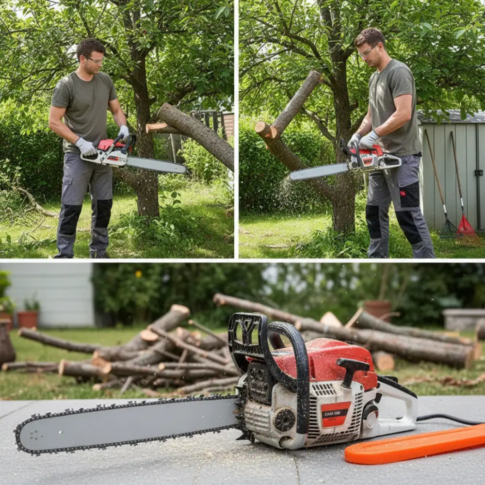 Motosega 52cc a Scoppio Professionale – Alte Prestazioni per Taglio Legna e Potatura - Motosega a Scoppio