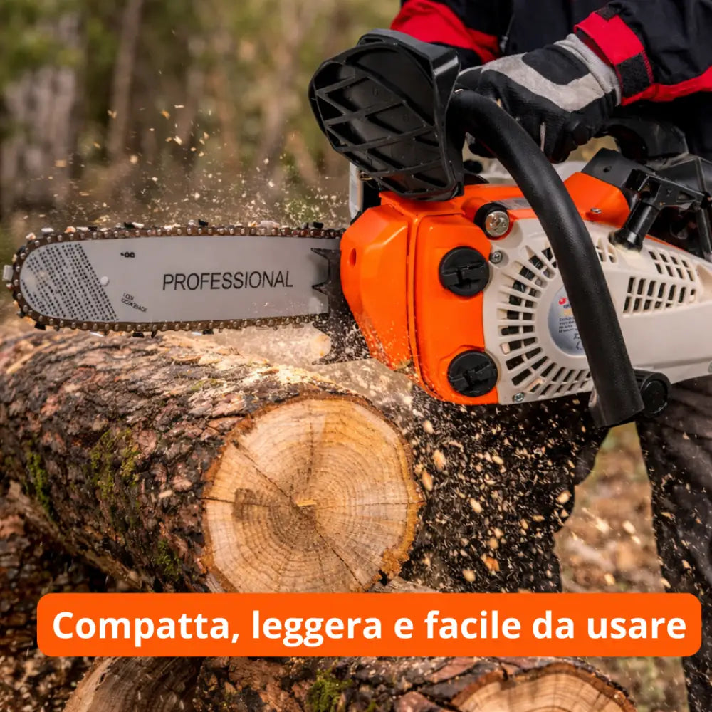 Motosega a Scoppio 25cc Professionale Potenza Controllo e Affidabilità. - Motosega a Scoppio 25cc