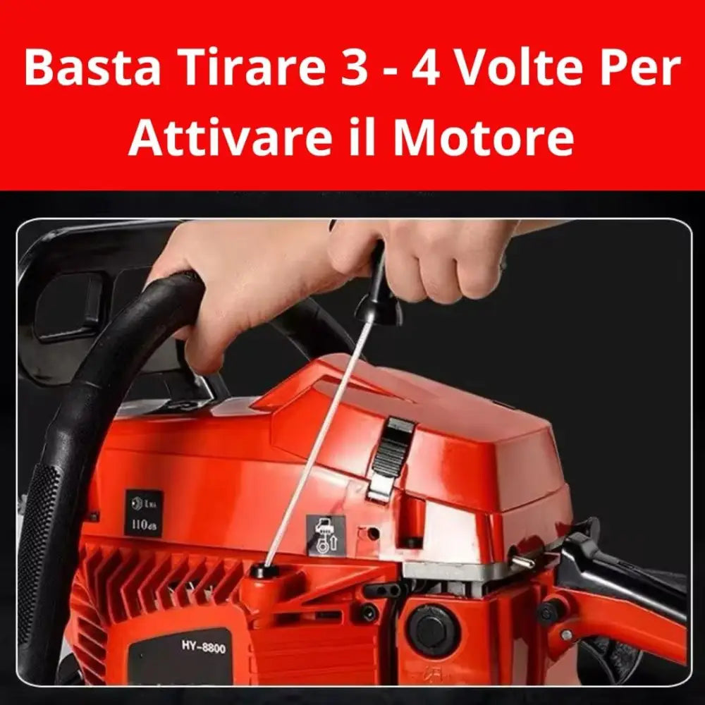 Motosega a Scoppio Professionale 52cc - simple
