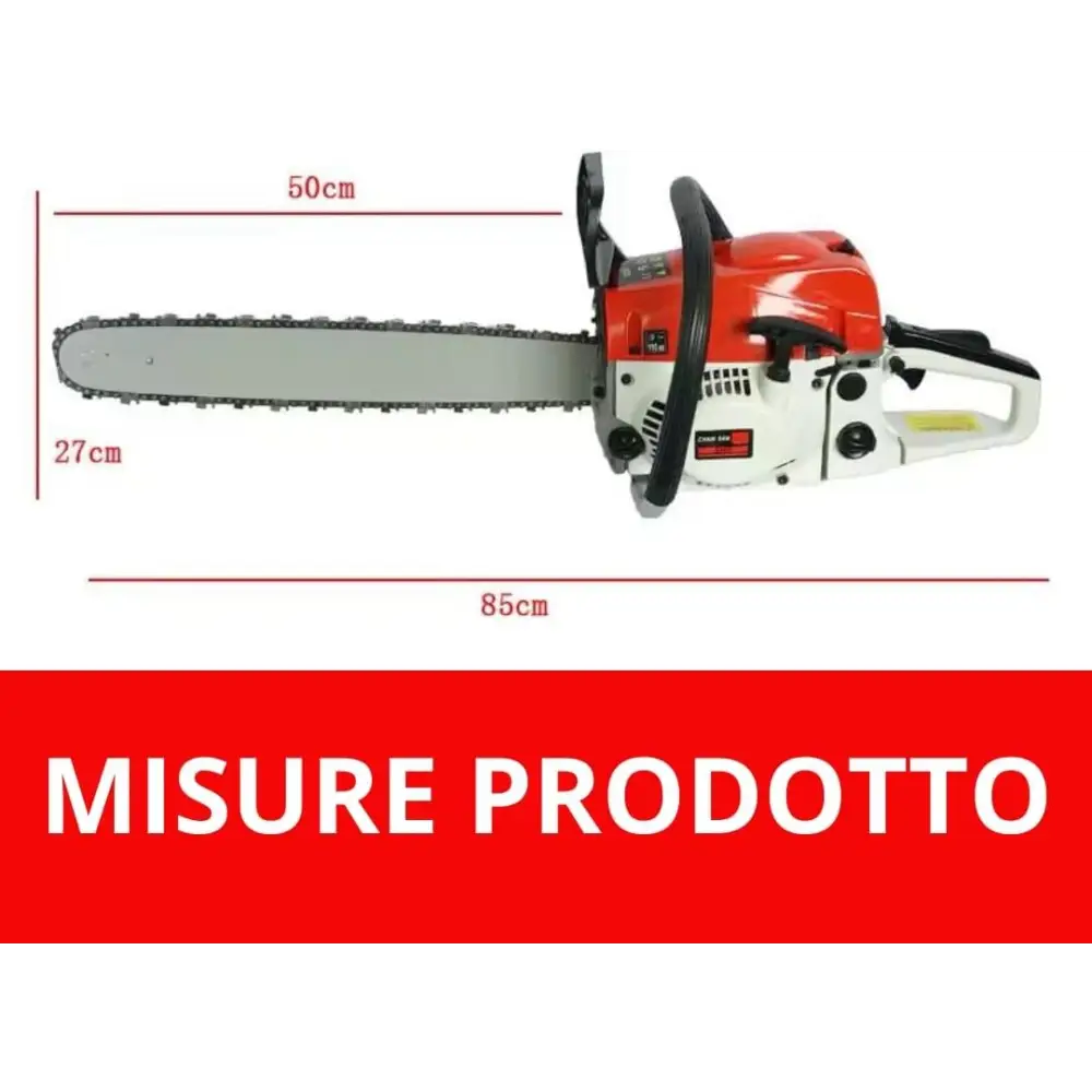 Motosega a Scoppio Professionale 52cc - simple