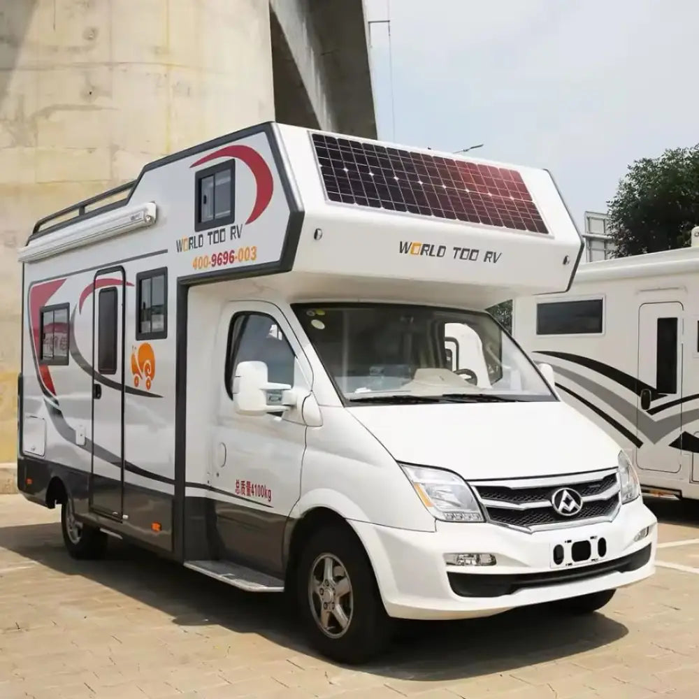 Pannello Solare 100W 12V Monocristallino Impianto Fotovoltaico per Camper Casa e Baita Alta Efficienza e Massima