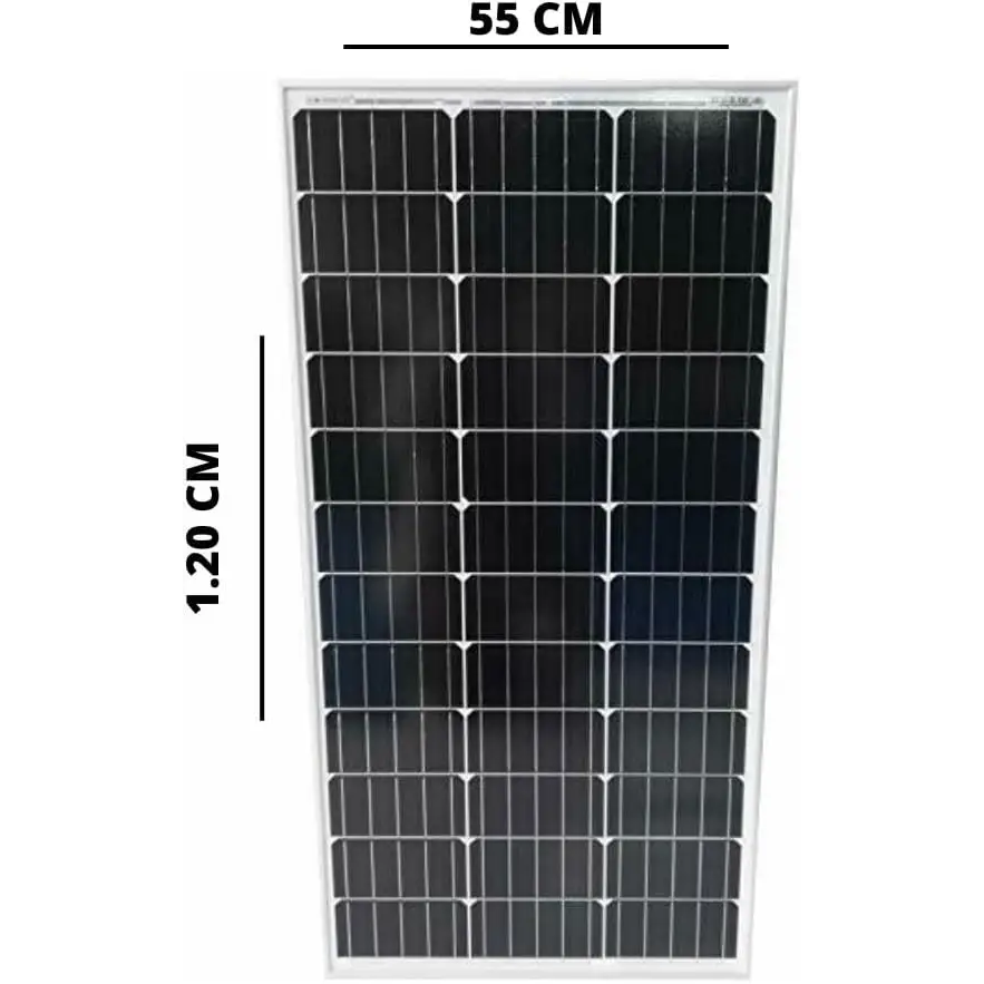 Pannello solare 12v 100 Watt Pannello Fotovoltaico Monocristallino - simple