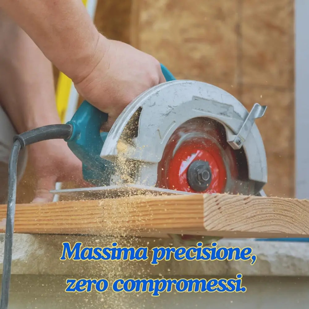 Sega Circolare per Legno Seghetto Elettrico Multiuso per Legno Marmo e piastrelle Potenza 1250W Lama da 105 mm 4