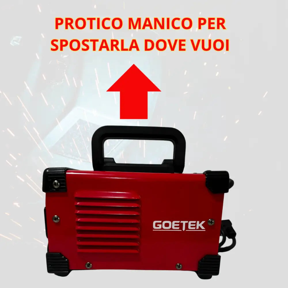 Smerigliatrice Angolare 1000 Watt + Saldatrice Inverter Mini MMA 400A Compatta Potente con Tecnologia IGBT VRD Display