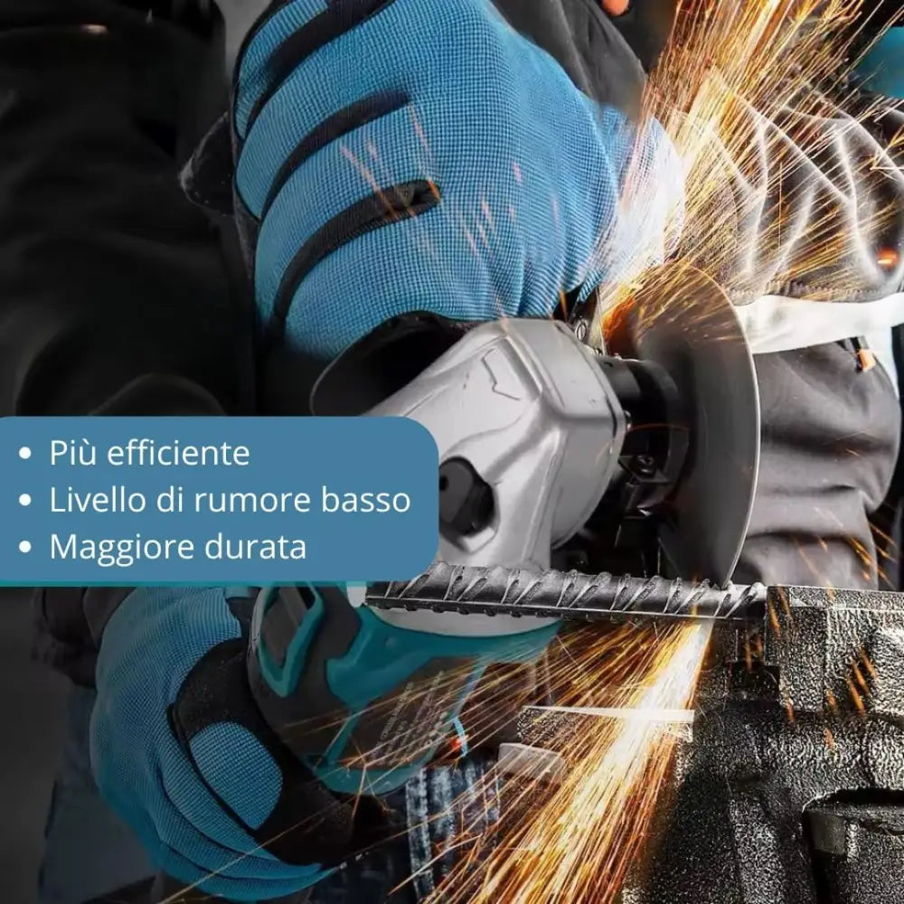 Smerigliatrice Angolare 1000 Watt + Saldatrice Inverter Mini MMA 400A Compatta Potente con Tecnologia IGBT VRD Display