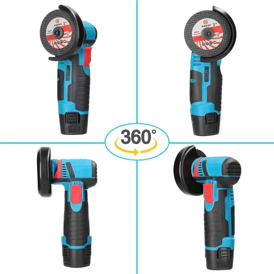 Smerigliatrice Angolare a Batteria Taglierina Elettrica Flessibile Mini Smerigliatrice - Decespugliatore a Scoppio