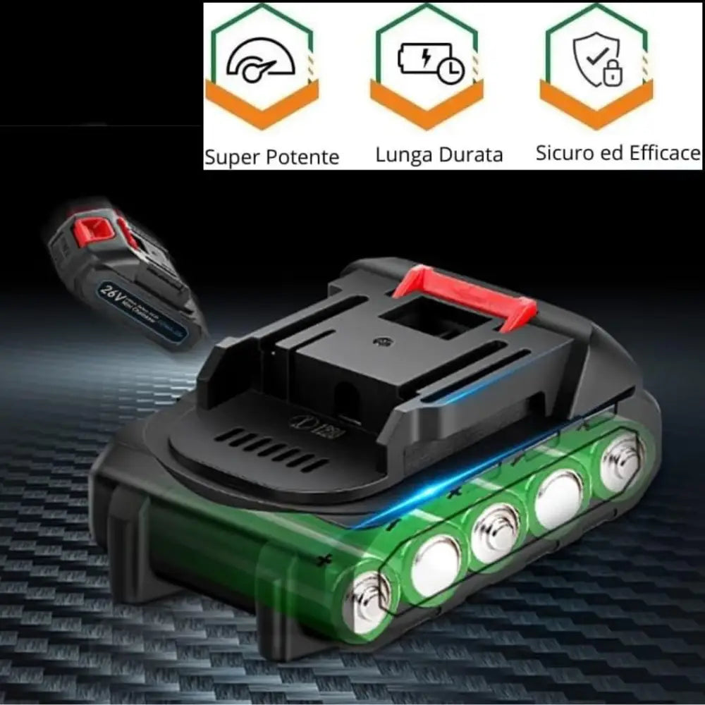 Soffiatore a Batteria Mini Soffiatore per Foglie con Turbocompressore - simple