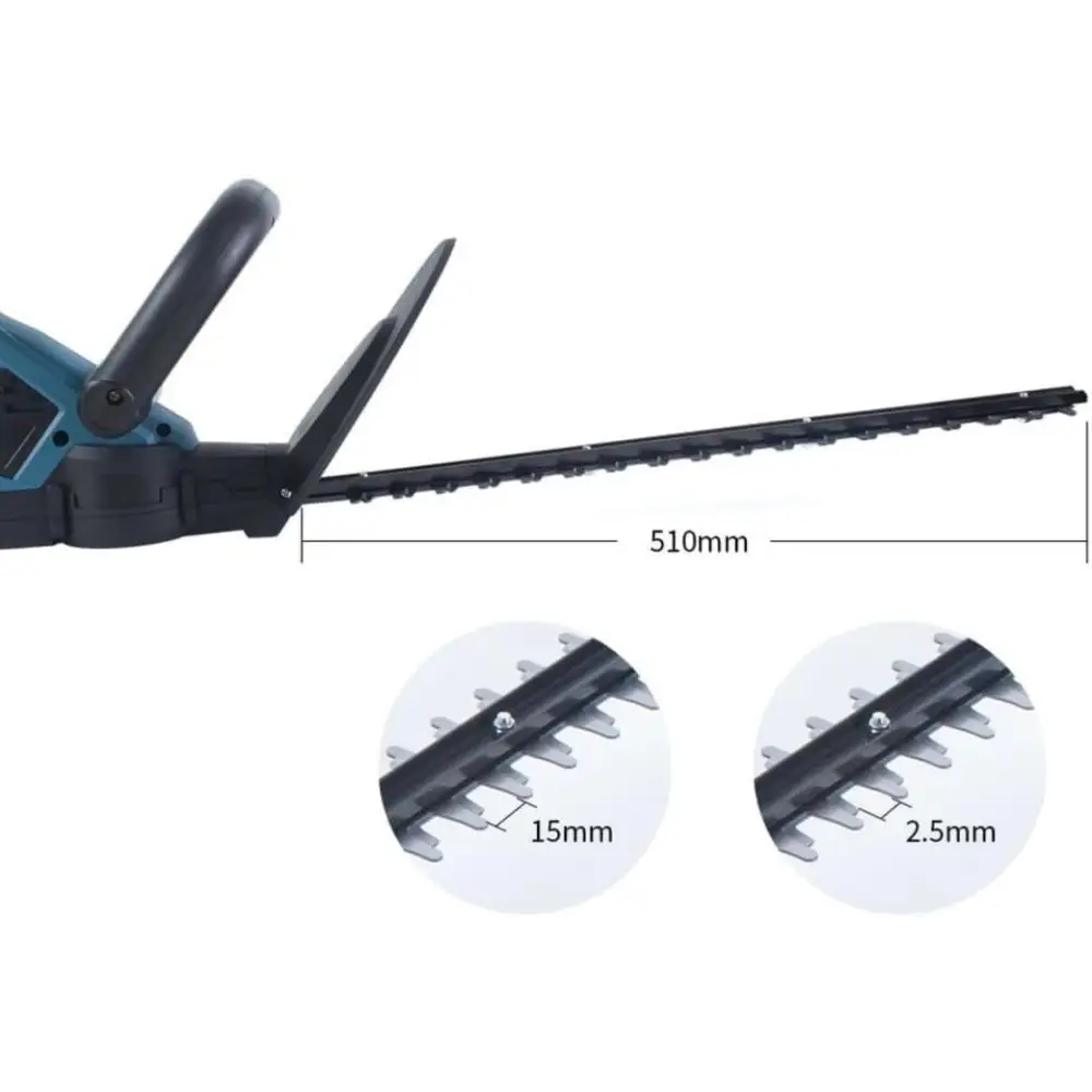 Tagliasiepi a Batteria Per Giardino Tosasiepi Elettrico Senza Fili Con Lama In Acciaio 52Cm - simple