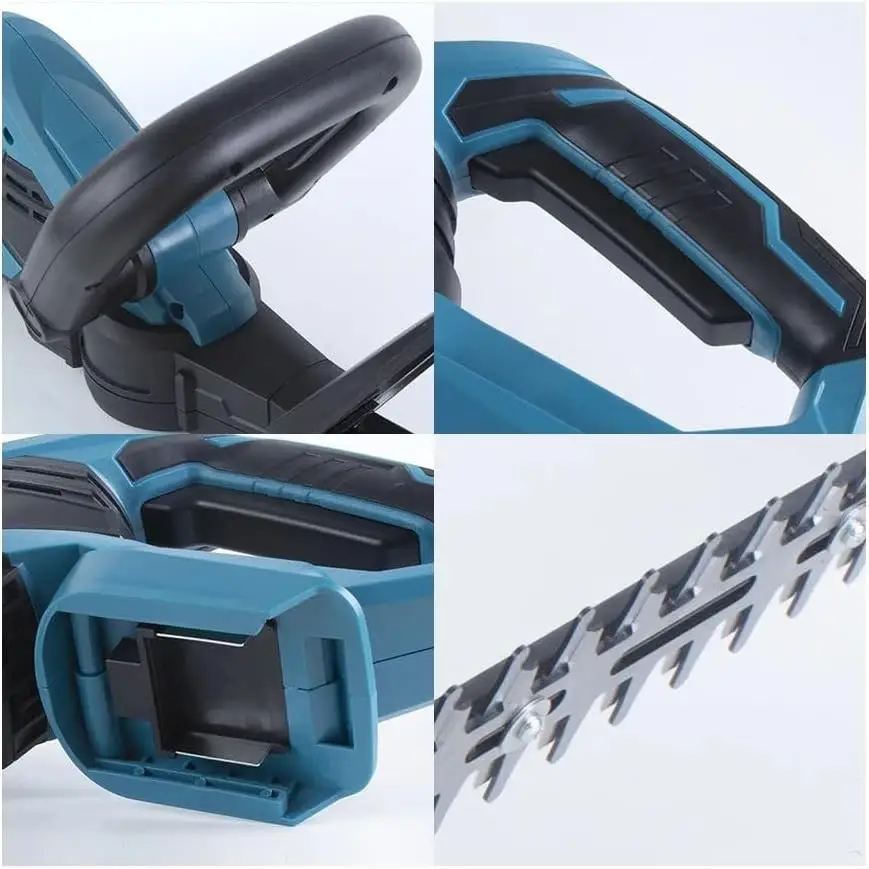 Tagliasiepi a Batteria Per Giardino Tosasiepi Elettrico Senza Fili Con Lama In Acciaio 52Cm - simple
