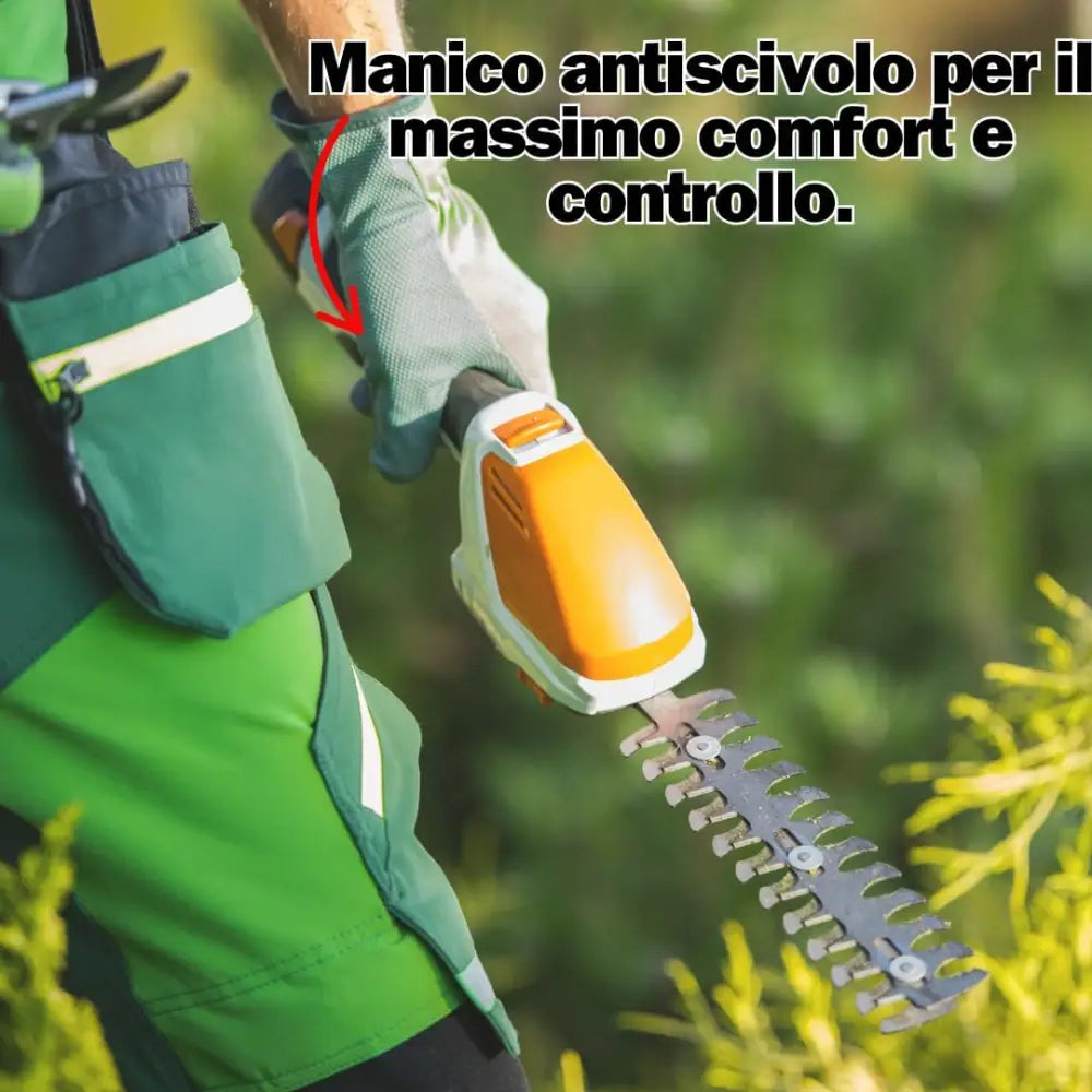 Tagliasiepi a Batteria Tosaerba a Batteria 12V Strumento 2 in 1 con Autonomia di 60 Minuti Lame Intercambiabili 14 cm