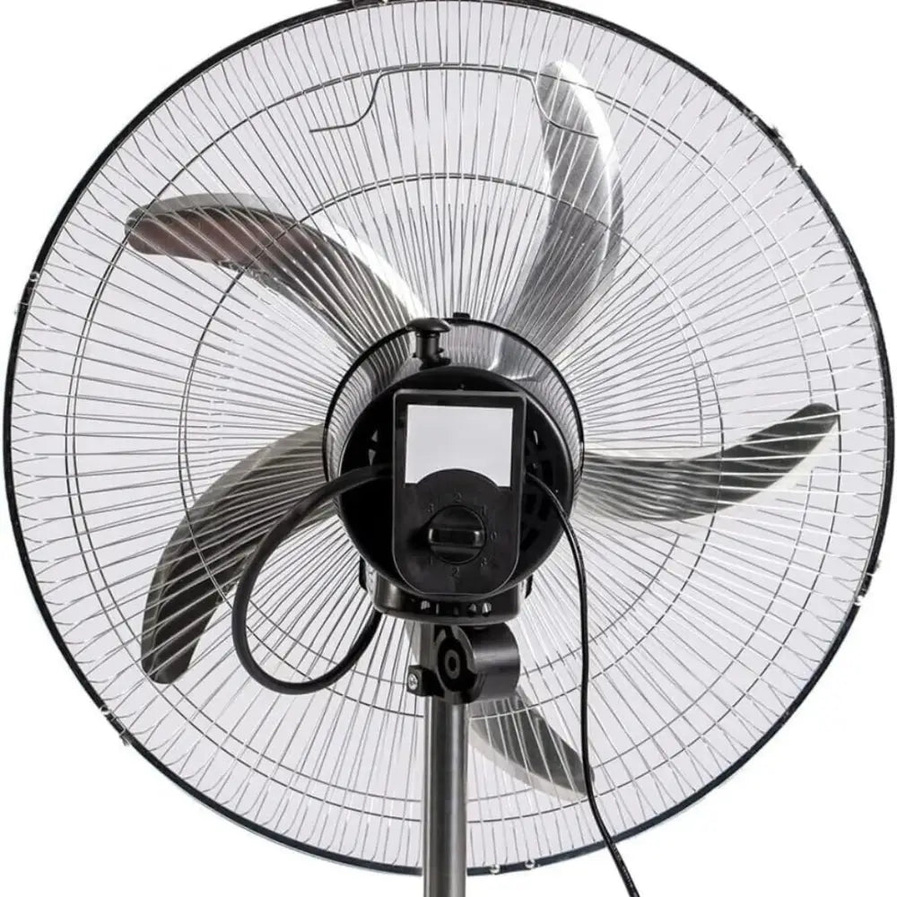 Ventilatore A Piantana Silenzioso Ventilatore Potente Elettrico In Acciaio Con 5 Pale In Alluminio - simple