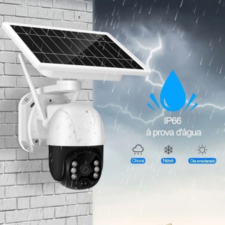 Wireless Outdoor Wifi Camera with Solar Panel