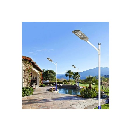 Solar Outdoor Led Streetlight with Solar Panel 1000W, Cool White