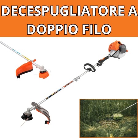 4-in-1 Multifunction Petrol Brushcutter with Lawnmower