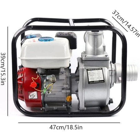 Self-priming Petrol Engine 4-Stroke Petrol Motor Pump