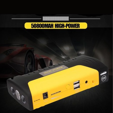 Avviatore di Emergenza Portatile con Batteria 15000 mAh, Booster Avviamento Auto