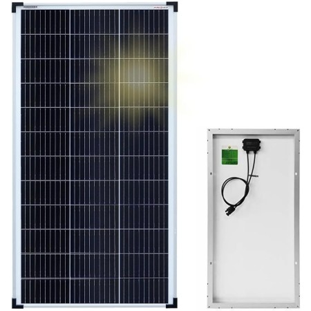 12v 100 Watt Solar Panel, Monocrystalline Photovoltaic Panel