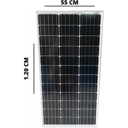 12v 100 Watt Solar Panel, Monocrystalline Photovoltaic Panel