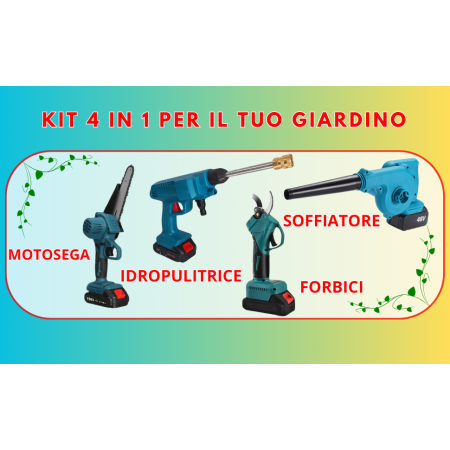 KIT GIARDINAGGIO 4 IN 1