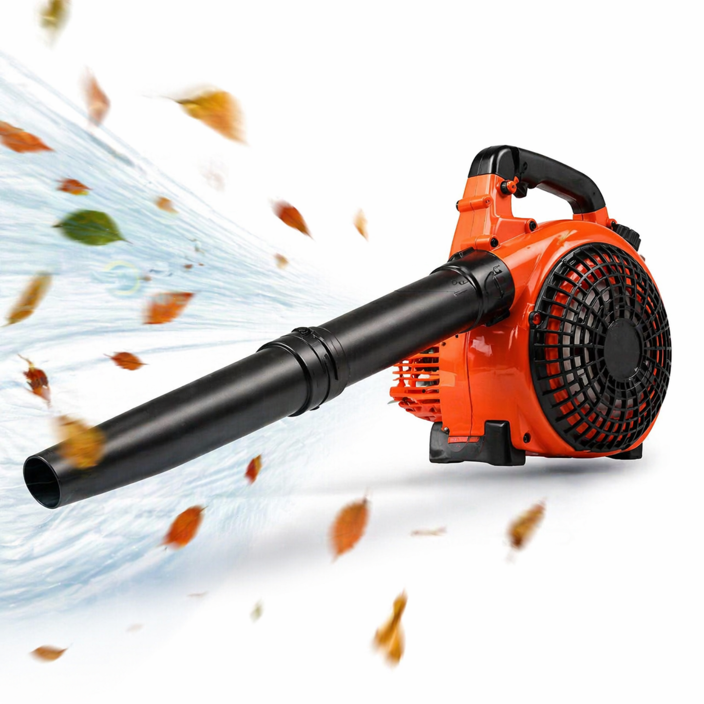 Soffiatore a Scoppio 52CC 2 Tempi, Potente e Pratico per Foglie e Giardino.
