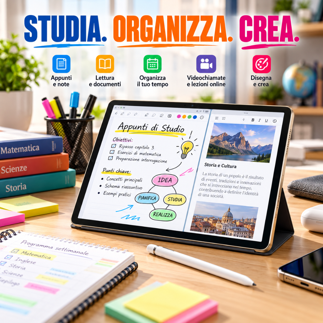 Tablet i17 Pro Android 15 – 256GB, Display IPS, Batteria 8000mAh  Studio e Intrattenimento