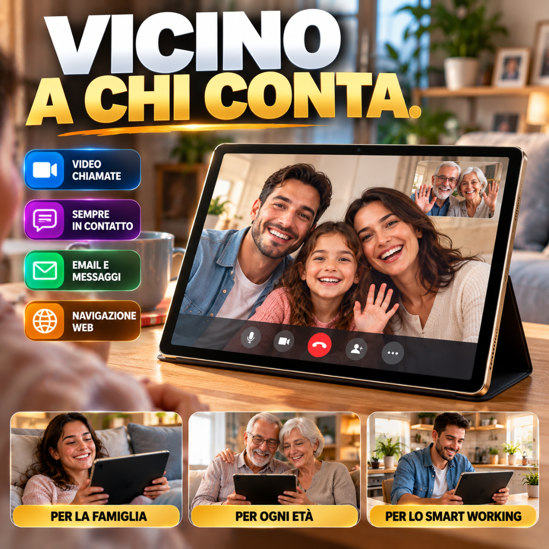 Tablet i17 Pro Android 15 – 256GB, Display IPS, Batteria 8000mAh  Studio e Intrattenimento