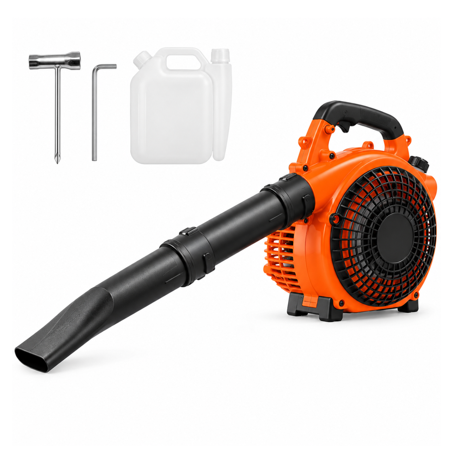 Soffiatore a Scoppio 52CC 2 Tempi, Potente e Pratico per Foglie e Giardino.