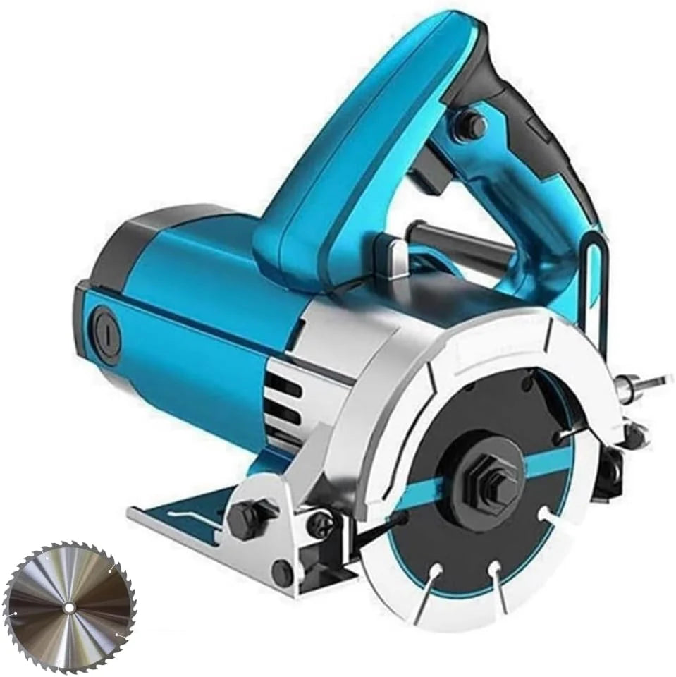Sega Circolare per Legno Seghetto Elettrico Multiuso per Legno Marmo e piastrelle Potenza 1250W Lama da 105 mm 4