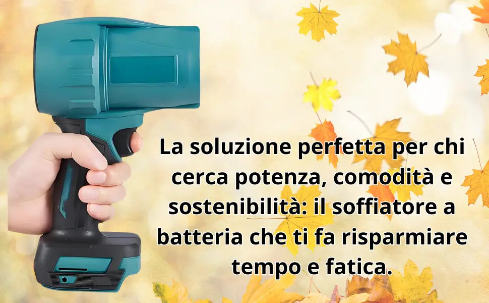 Soffiatore a Batteria Mini Soffiatore per Foglie con Turbocompressore