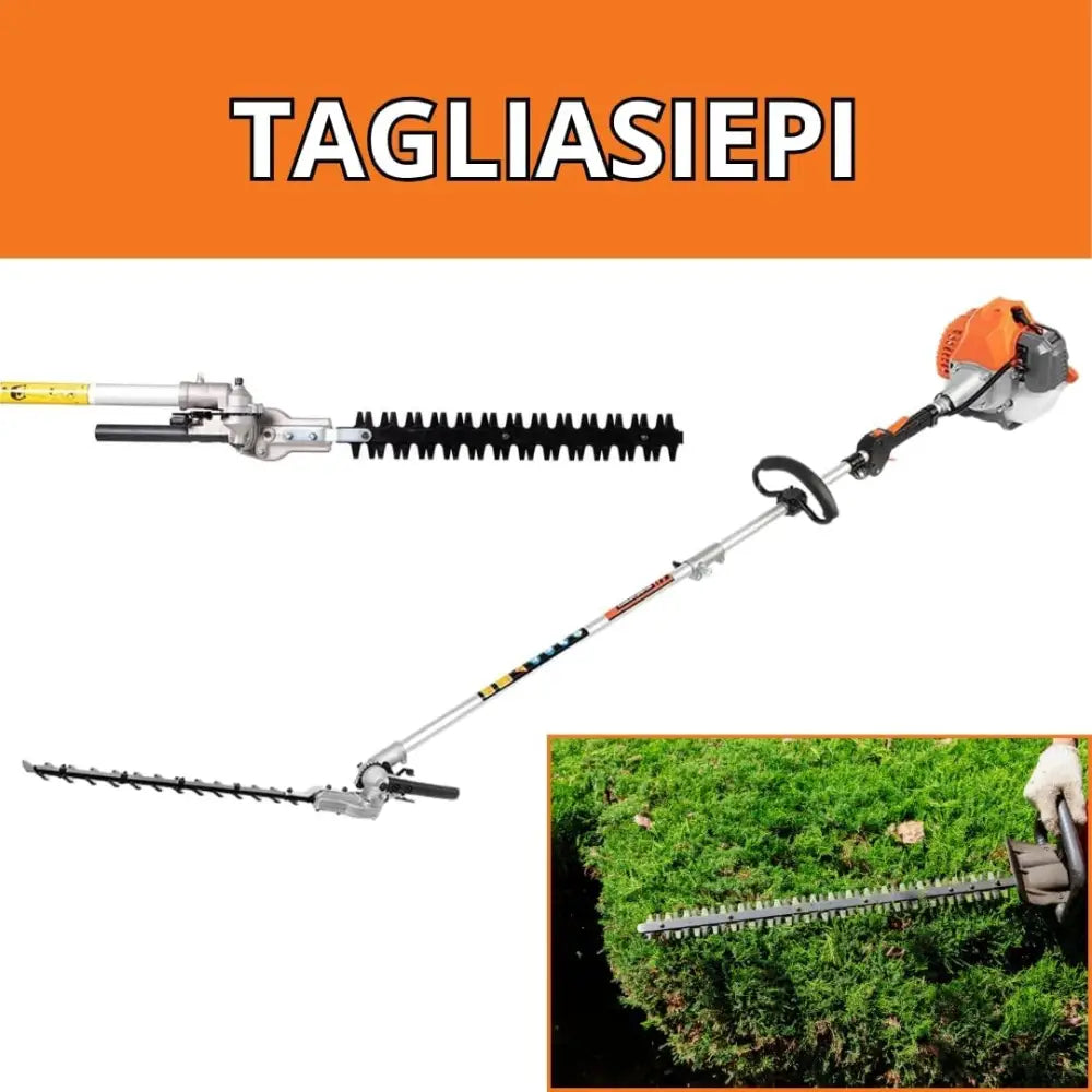 Decespugliatore a Scoppio Multifunzione 4 in 1 con Tagliaerba - simple
