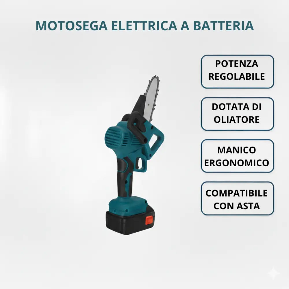 Forbici da Potatura a Batteria e Mini Motosega Elettrica con 2 Batterie da 36V Incluse Kit per Potatura e Giardinaggio