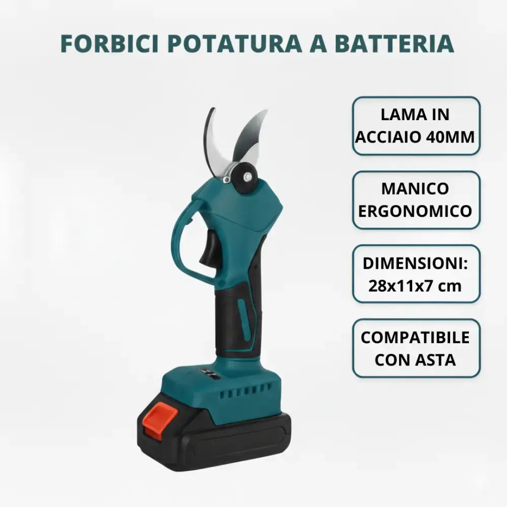 Forbici da Potatura a Batteria e Mini Motosega Elettrica con 2 Batterie da 36V Incluse Kit per Potatura e Giardinaggio