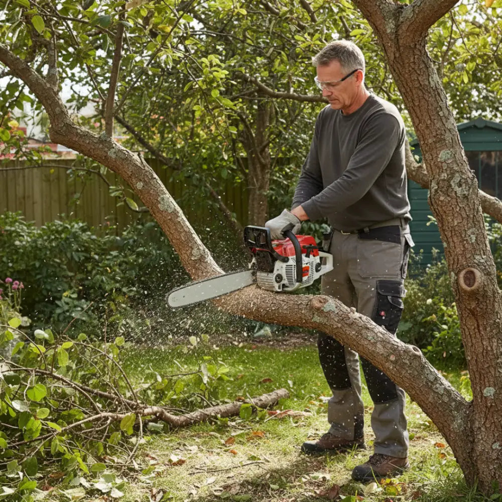 Motosega 52cc a Scoppio Professionale – Alte Prestazioni per Taglio Legna e Potatura - Motosega a Scoppio